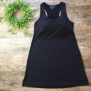 ATHLETA Women Black racerback dress size S